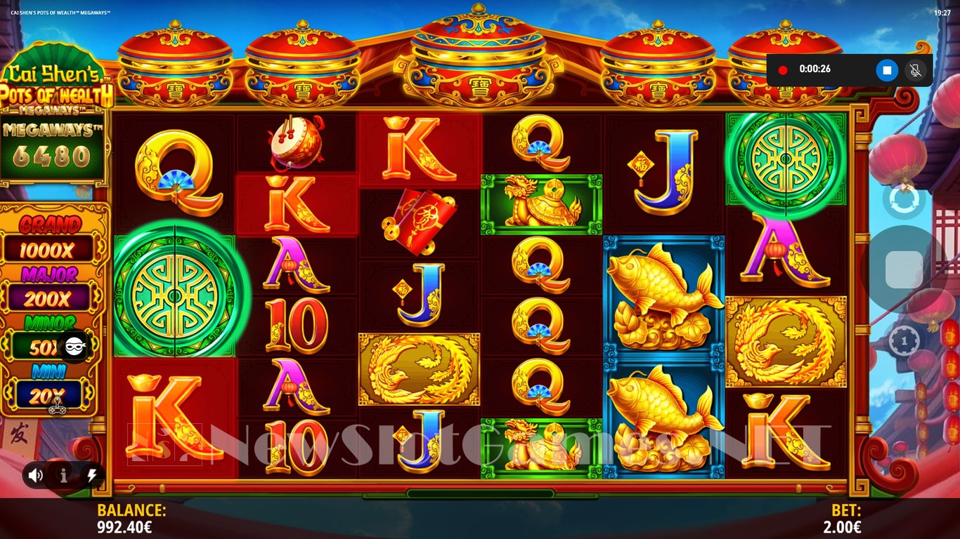 Cai Shens Pots of Wealth Megaways Slot Slot Image in Demo - pic. 3