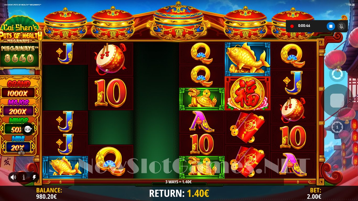 Cai Shens Pots of Wealth Megaways Slot Slot Image in Demo - pic. 5