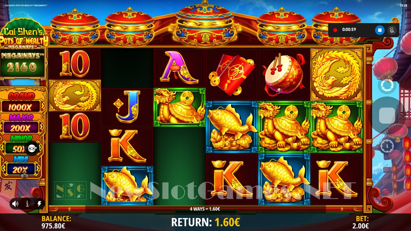 Cai Shens Pots of Wealth Megaways Slot Slot Image in Demo - pic. 6