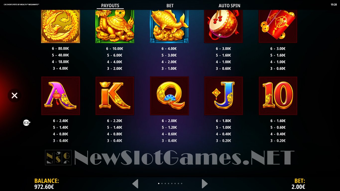 Cai Shens Pots of Wealth Megaways Slot Slot Image in Demo - pic. 8