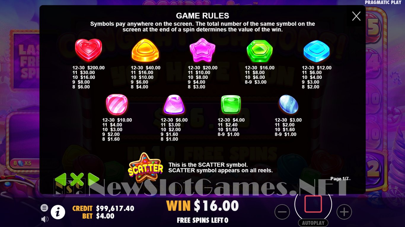 Candy Blitz Slot Slot Image in Demo - pic. 12