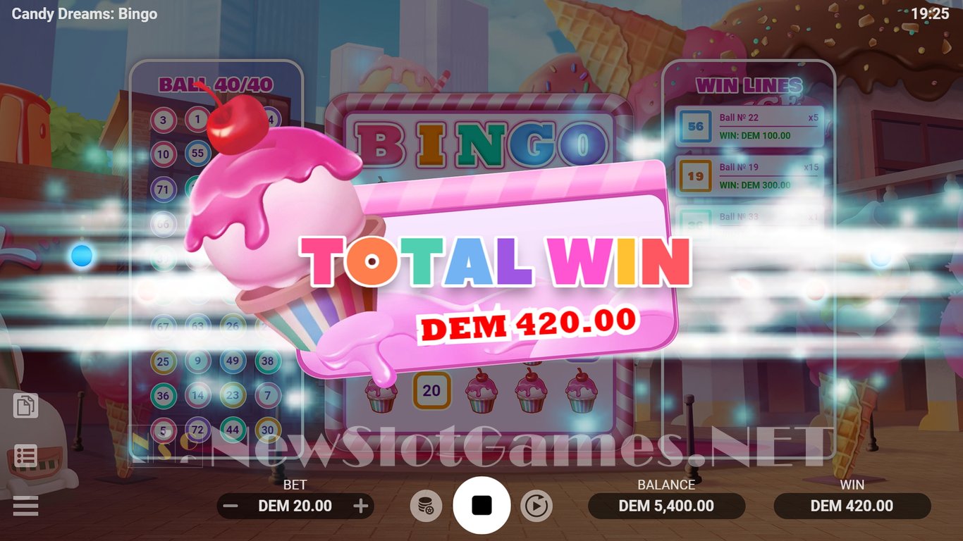 Candy Dreams Bingo Slot Slot Image in Demo - pic. 2