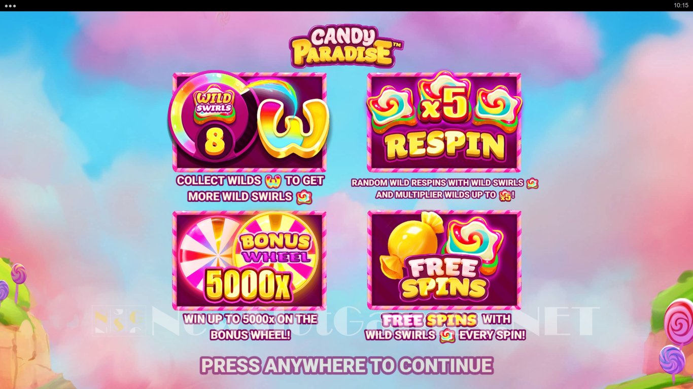 Candy Paradise Slot Demo Image