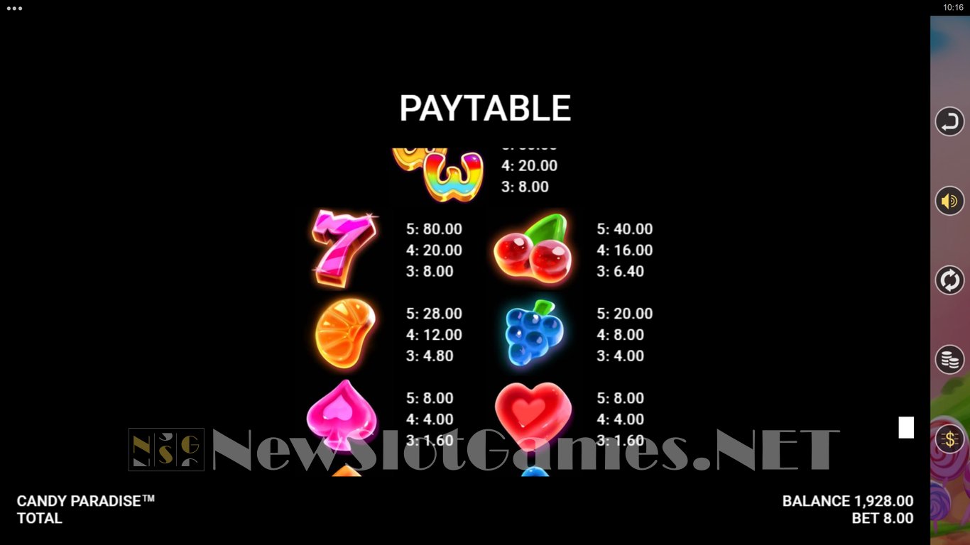 Candy Paradise Slot Slot Image in Demo - pic. 11