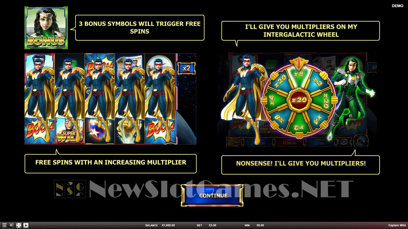 Captain Wild Slot Demo Image