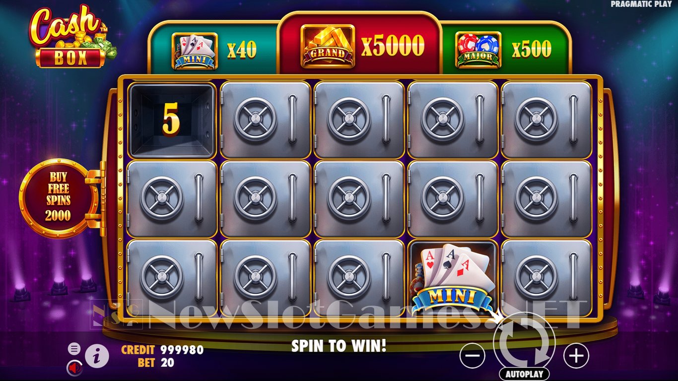 Cash Box Slot Demo Image