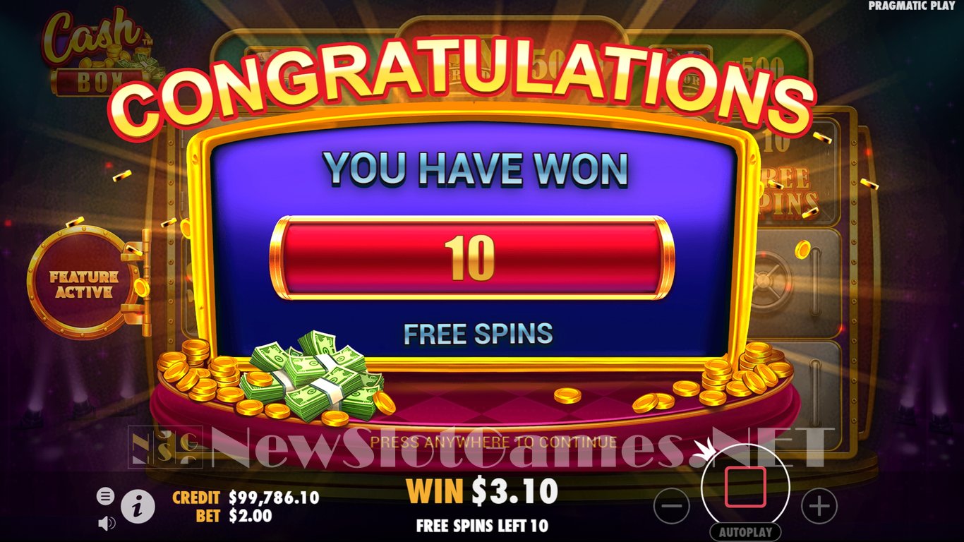 Cash Box Slot Slot Image in Demo - pic. 5