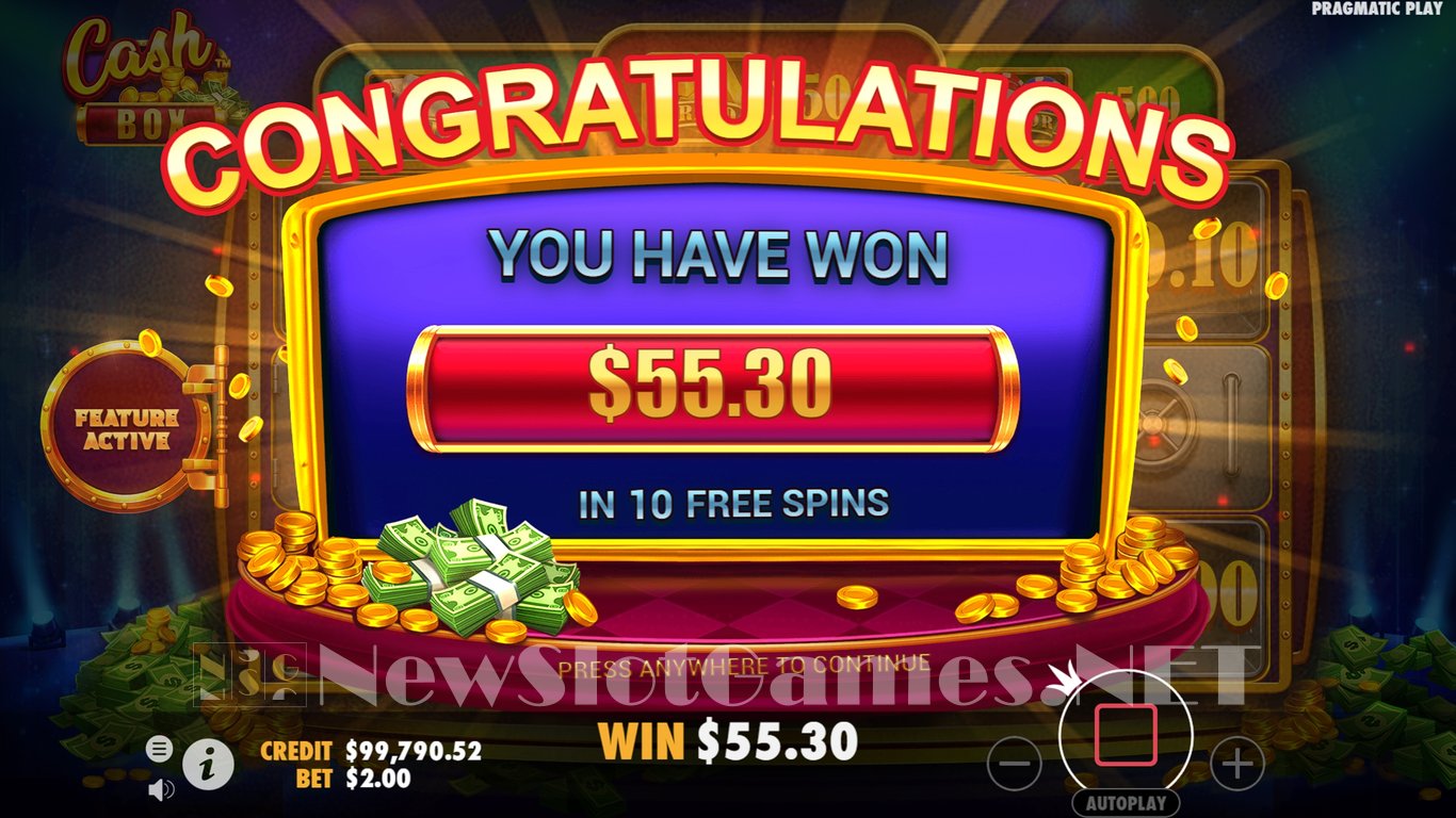 Cash Box Slot Slot Image in Demo - pic. 9