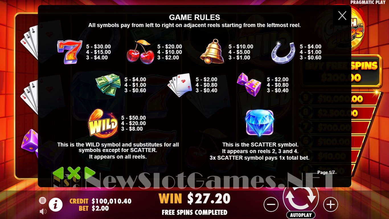Cash Chips Slot Slot Image in Demo - pic. 12
