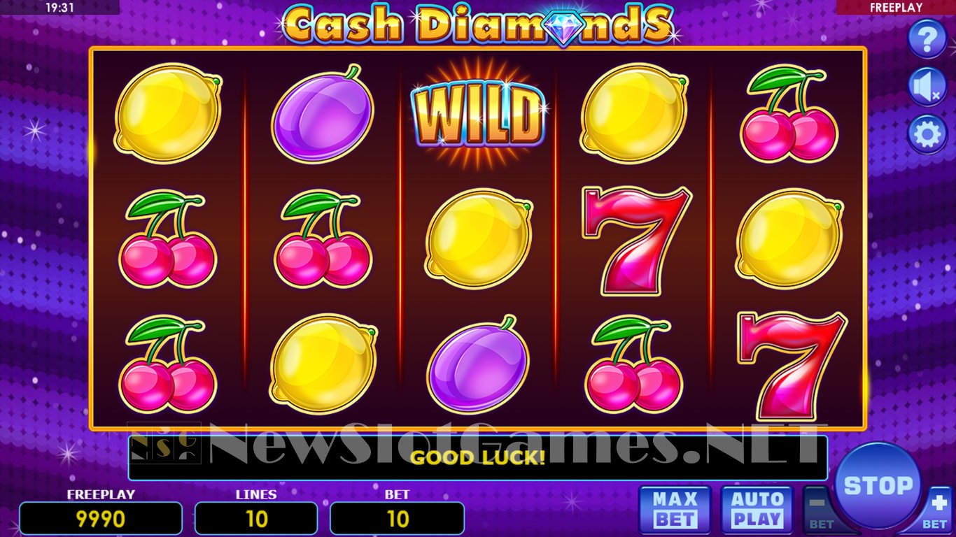 Cash Diamonds Slot Demo Image
