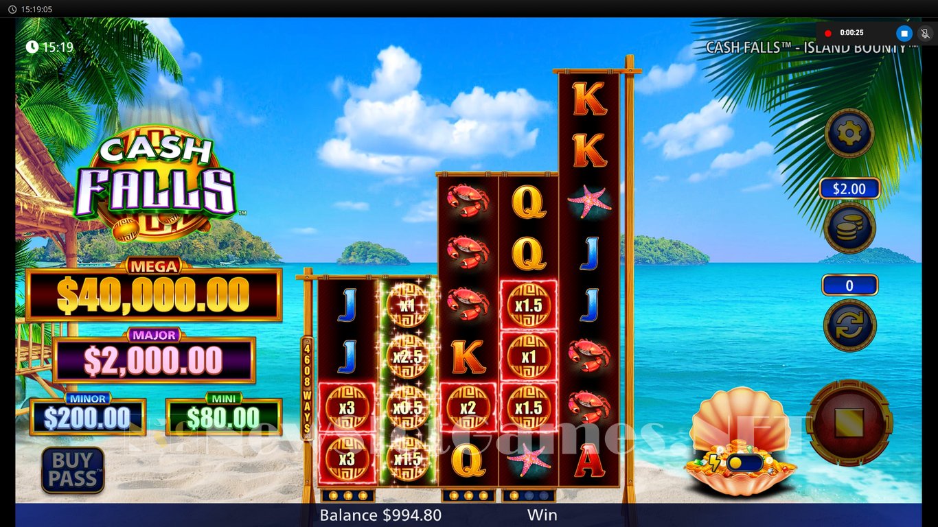 Cash Falls Island Bounty Slot Slot Image in Demo - pic. 3