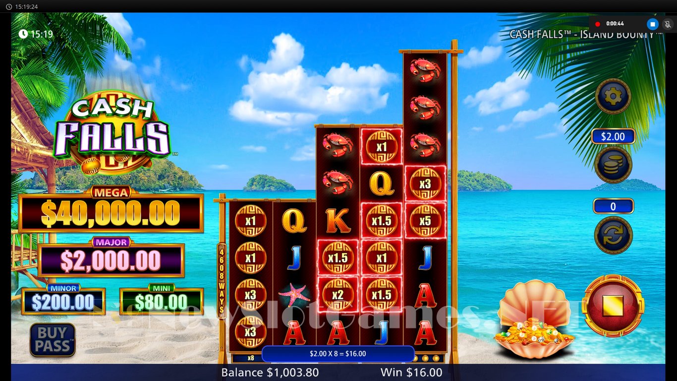 Cash Falls Island Bounty Slot Slot Image in Demo - pic. 4