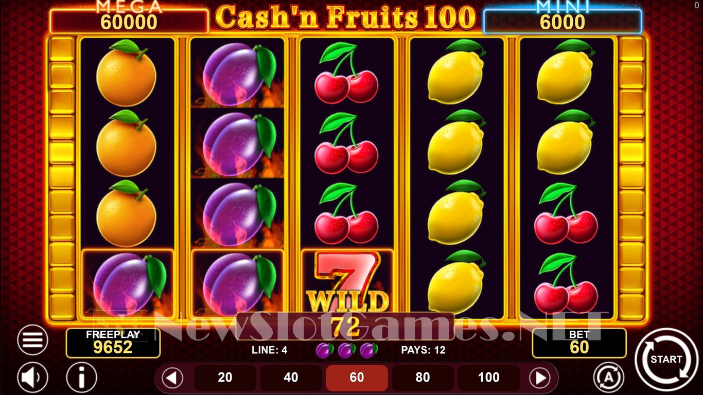 Cashn Fruits 100 Hold and Win Slot Slot Image in Demo - pic. 4