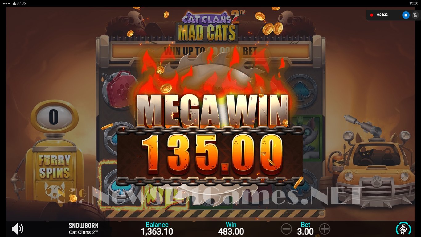 Cat Clans 2 Mad Cats Slot Slot Image in Demo - pic. 18