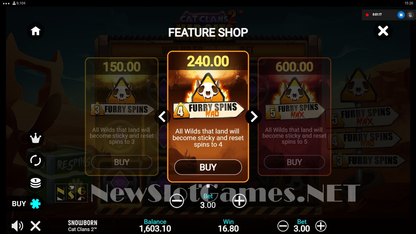 Cat Clans 2 Mad Cats Slot Slot Image in Demo - pic. 9