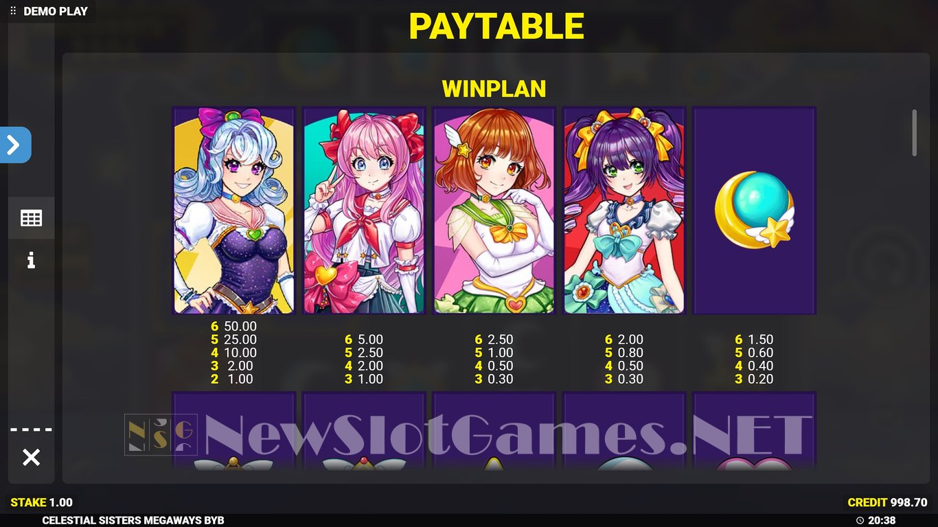 Celestial Sisters Megaways Slot Slot Image in Demo - pic. 8