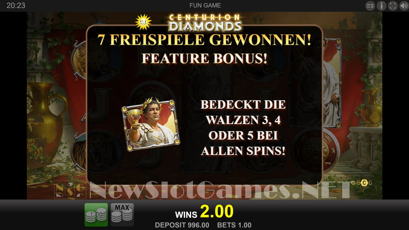 Centurion Diamonds Slot Slot Image in Demo - pic. 6