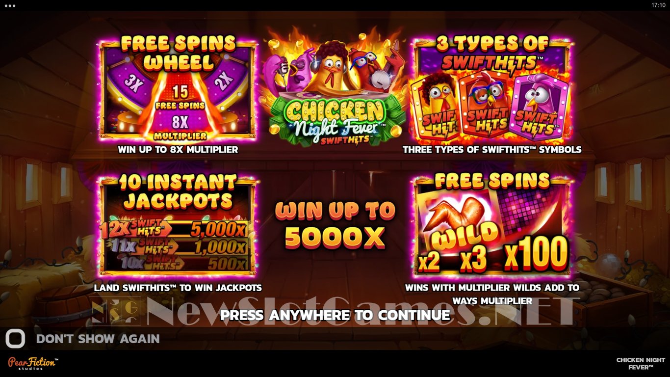 Chicken Night Fever Slot Review & Demo by Microgaming - Play Free Online