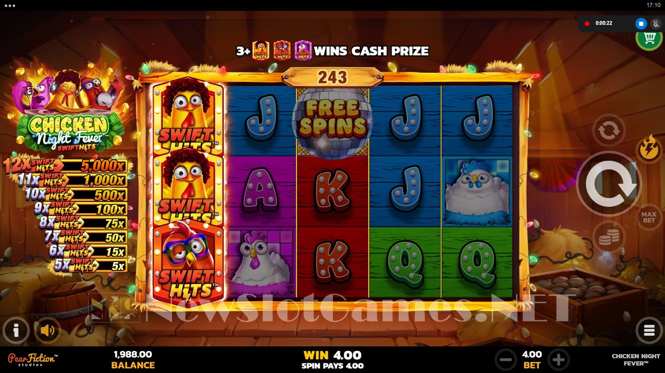 Chicken Night Fever Slot Slot Image in Demo - pic. 3