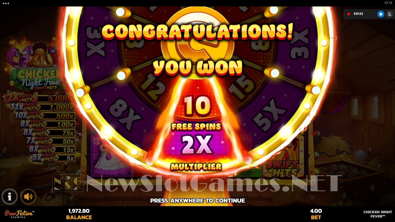 Chicken Night Fever Slot Slot Image in Demo - pic. 8