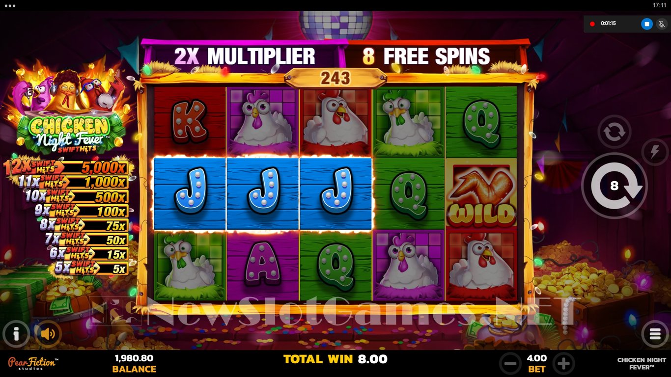 Chicken Night Fever Slot Slot Image in Demo - pic. 9