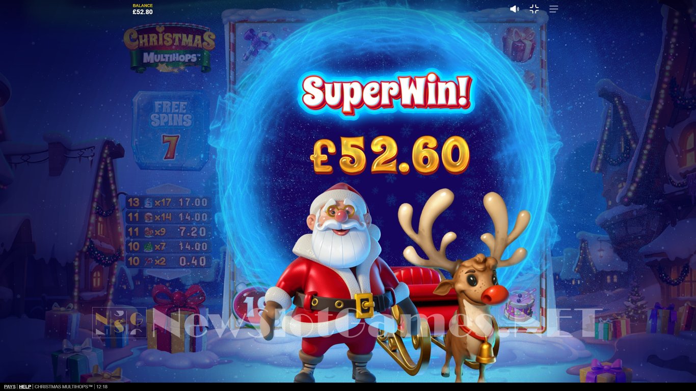 Christmas Multihops Slot Slot Image in Demo - pic. 14