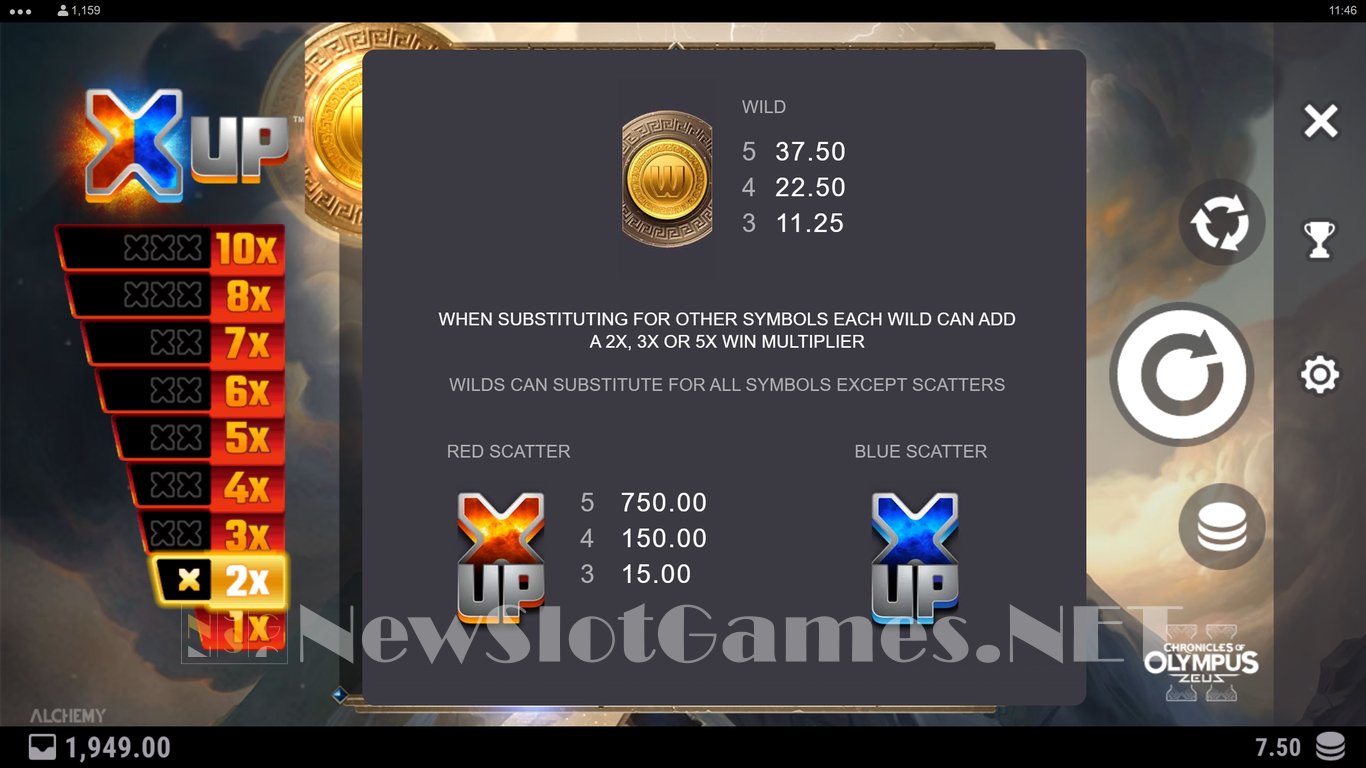 Chronicles of Olympus II Zeus Slot Slot Image in Demo - pic. 7
