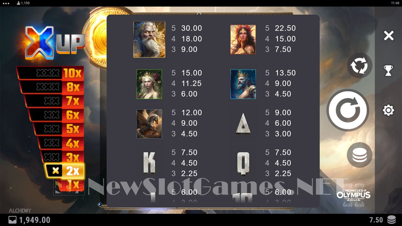 Chronicles of Olympus II Zeus Slot Slot Image in Demo - pic. 8