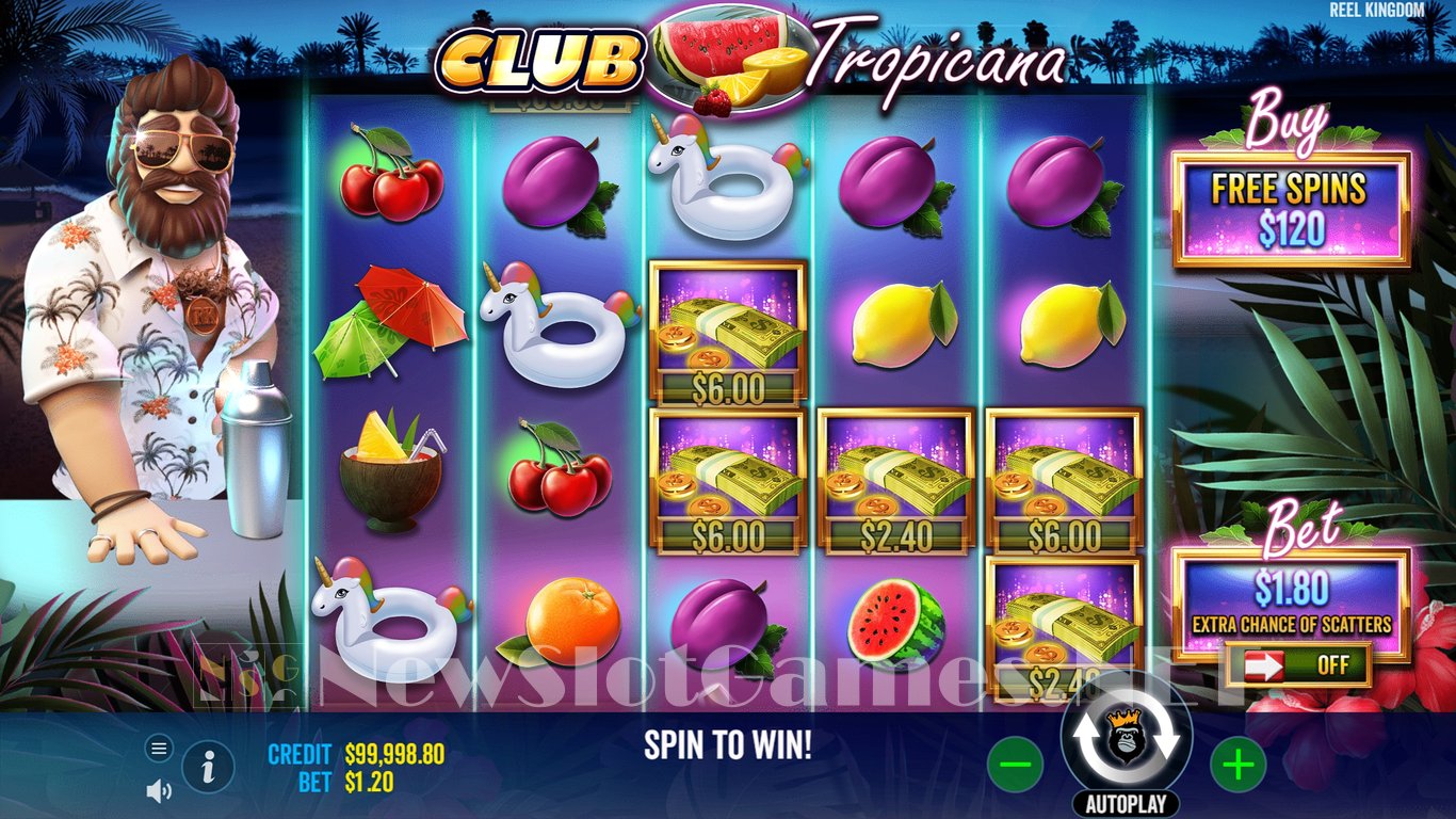 Club Tropicana Slot Slot Image in Demo - pic. 2