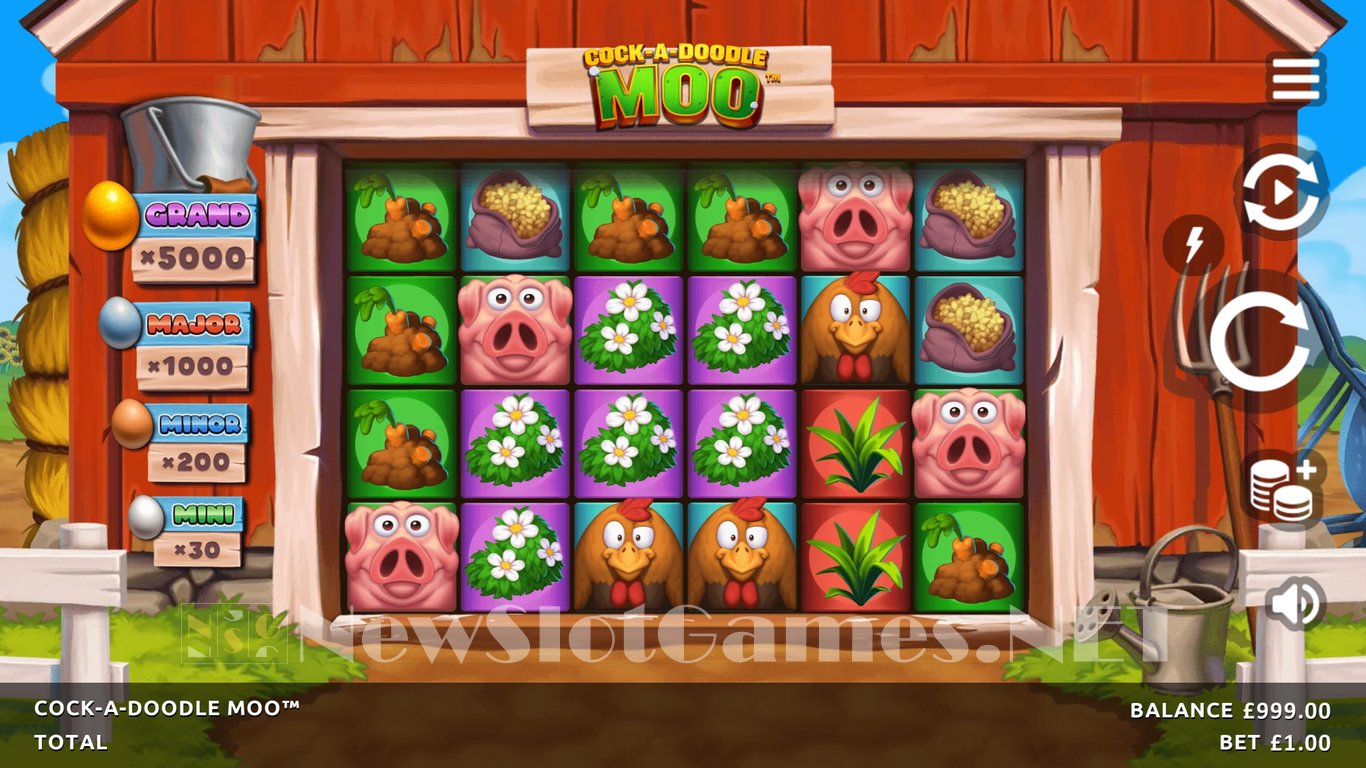Cock-A-Doodle Moo Slot Demo Image