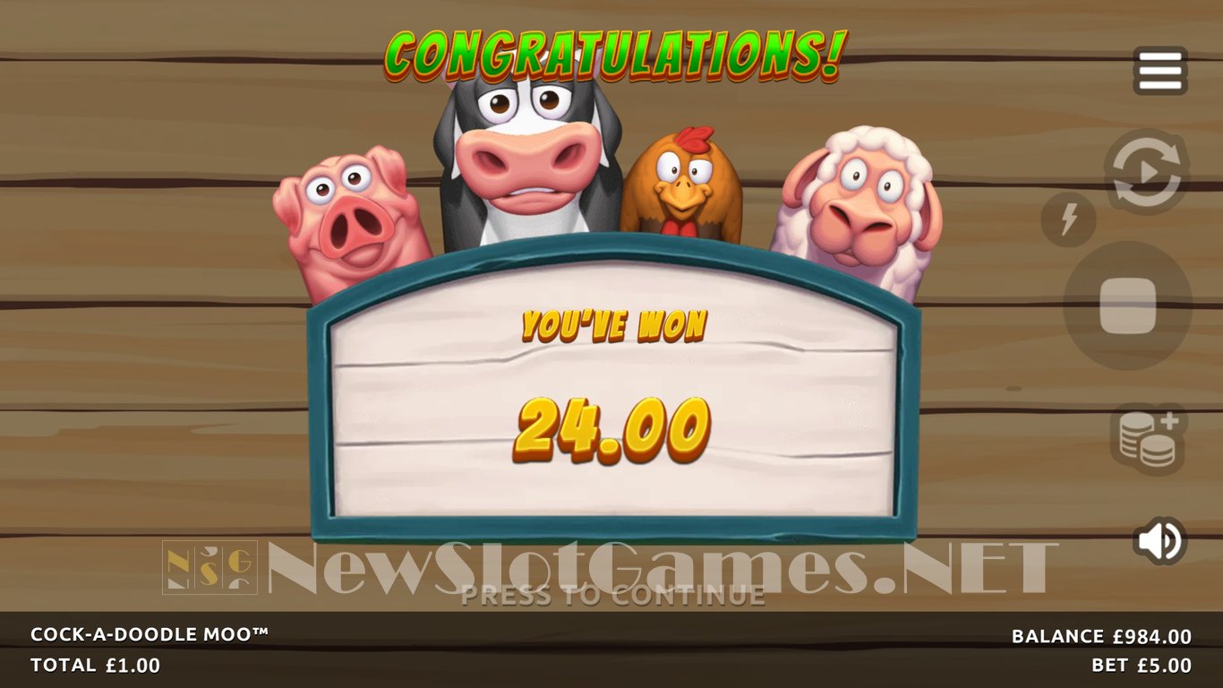 Cock-A-Doodle Moo Slot Slot Image in Demo - pic. 10