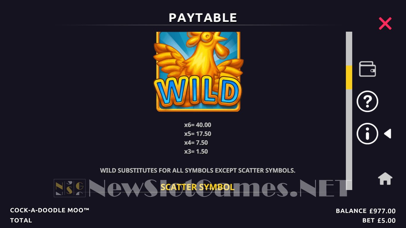 Cock-A-Doodle Moo Slot Slot Image in Demo - pic. 13