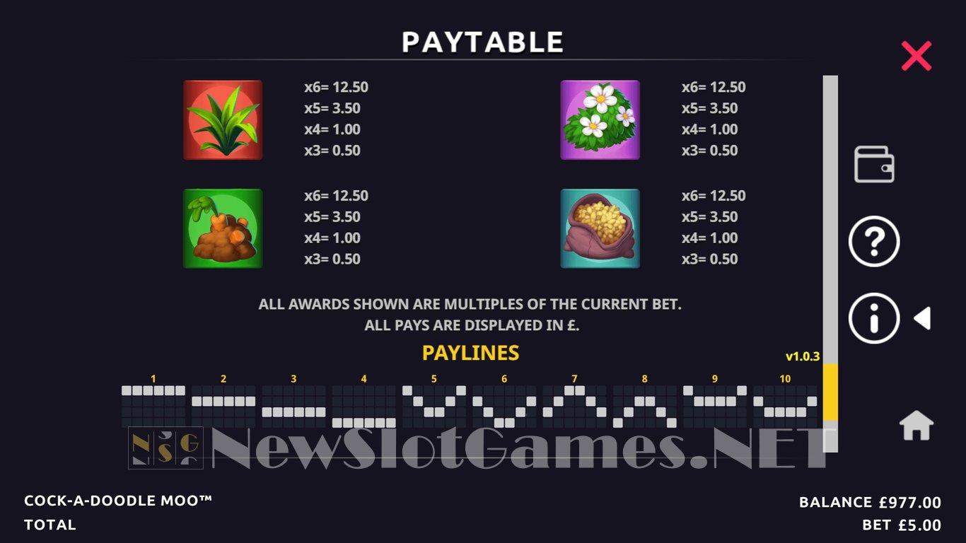 Cock-A-Doodle Moo Slot Slot Image in Demo - pic. 16