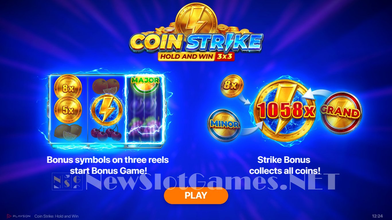 Coin Strike Hold and Win Slot Demo Image