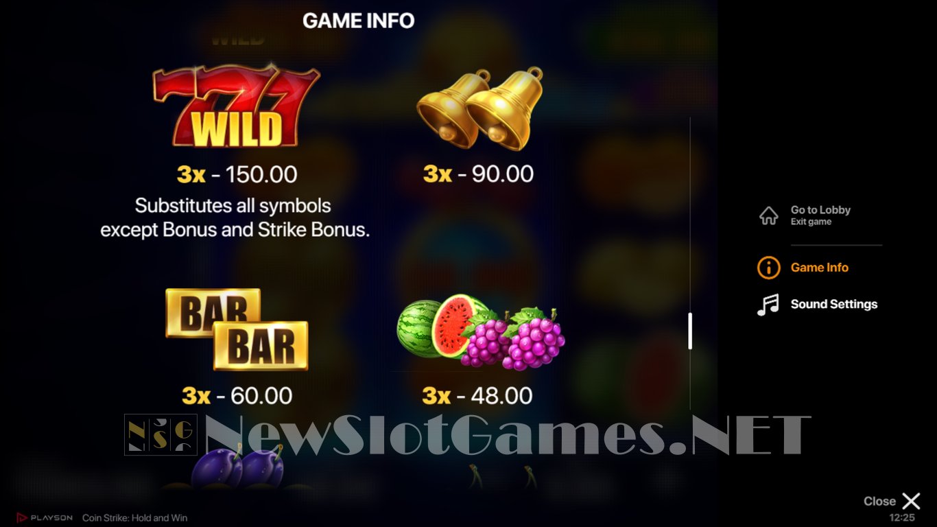 Coin Strike Hold and Win Slot Slot Image in Demo - pic. 11