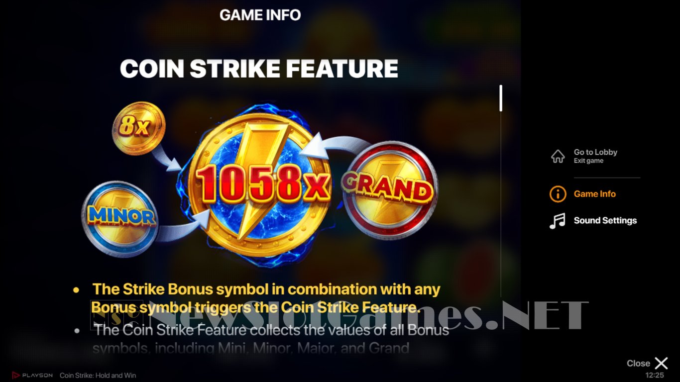Coin Strike Hold and Win Slot Slot Image in Demo - pic. 7