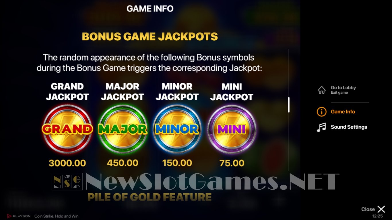 Coin Strike Hold and Win Slot Slot Image in Demo - pic. 9