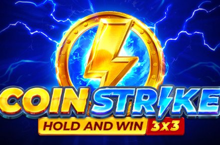 Coin Strike Hold and Win Slot Logo