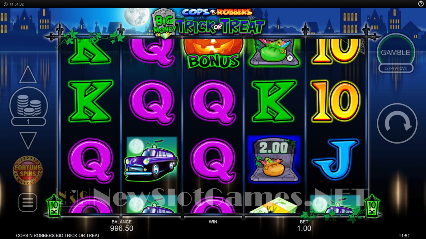 Cops n Robbers Big Money Trick or Treat Slot Slot Image in Demo - pic. 4