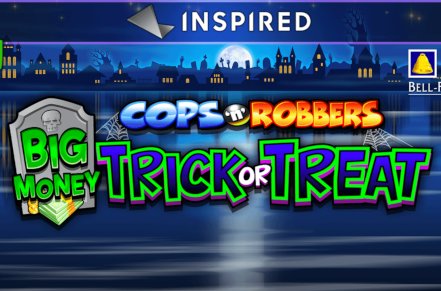 Cops n Robbers Big Money Trick or Treat Slot Logo