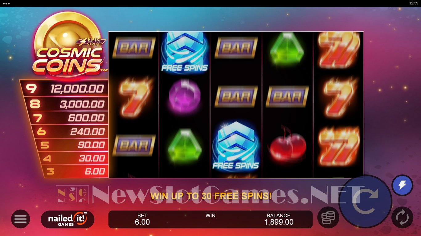 Cosmic Coins Slot Slot Image in Demo - pic. 3