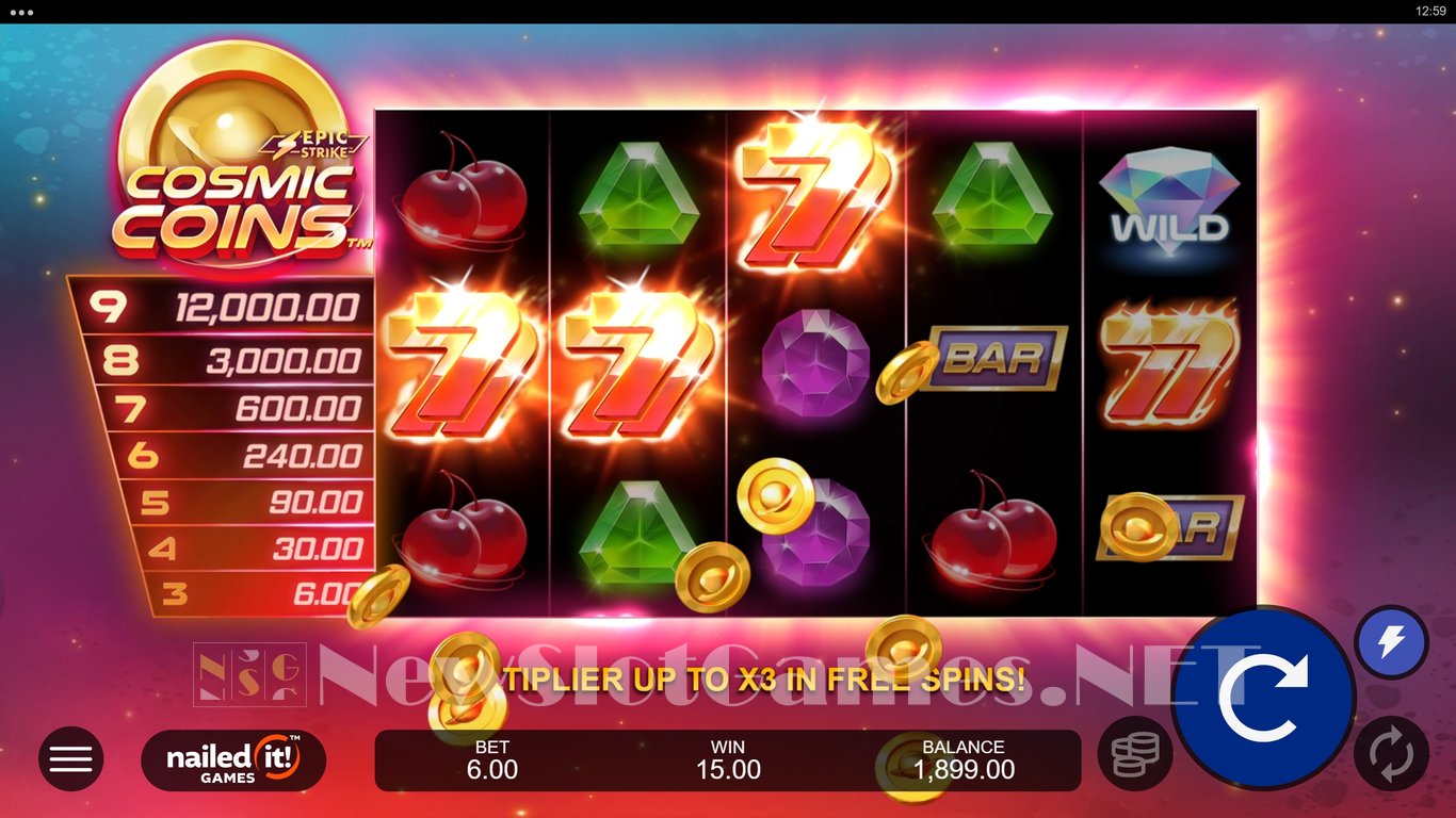 Cosmic Coins Slot Slot Image in Demo - pic. 6