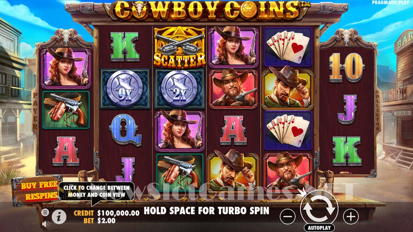Cowboy Coins Slot Demo Image