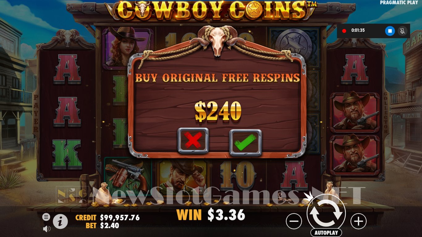 Cowboy Coins Slot Slot Image in Demo - pic. 8