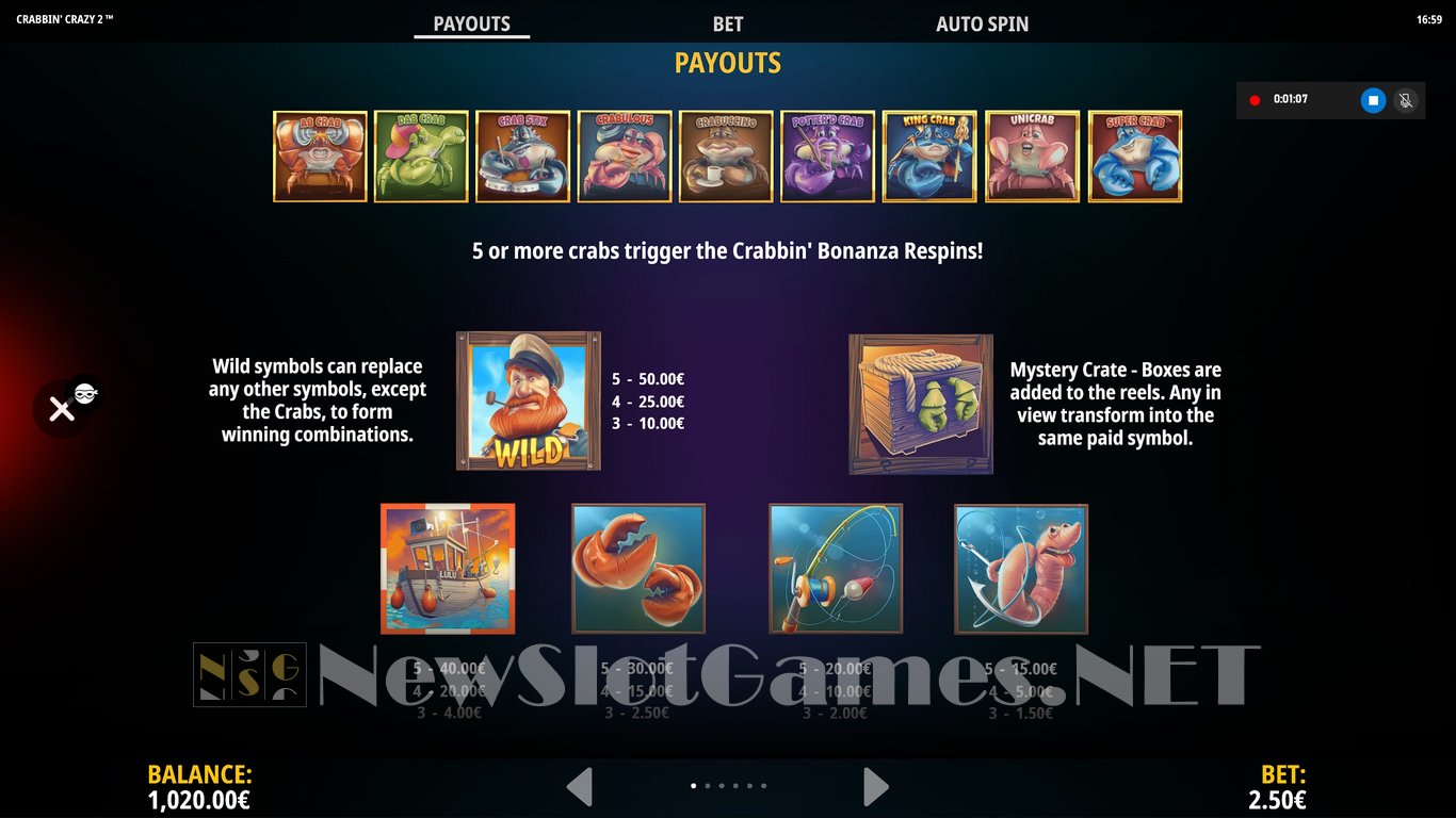 Crabbin Crazy 2 Crabbin Bonanza Slot Slot Image in Demo - pic. 10