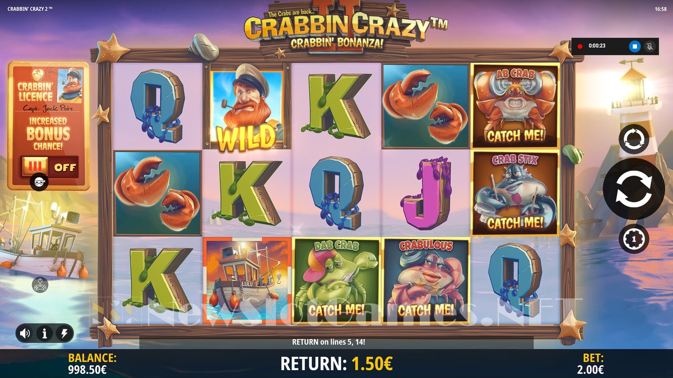 Crabbin Crazy 2 Crabbin Bonanza Slot Slot Image in Demo - pic. 4