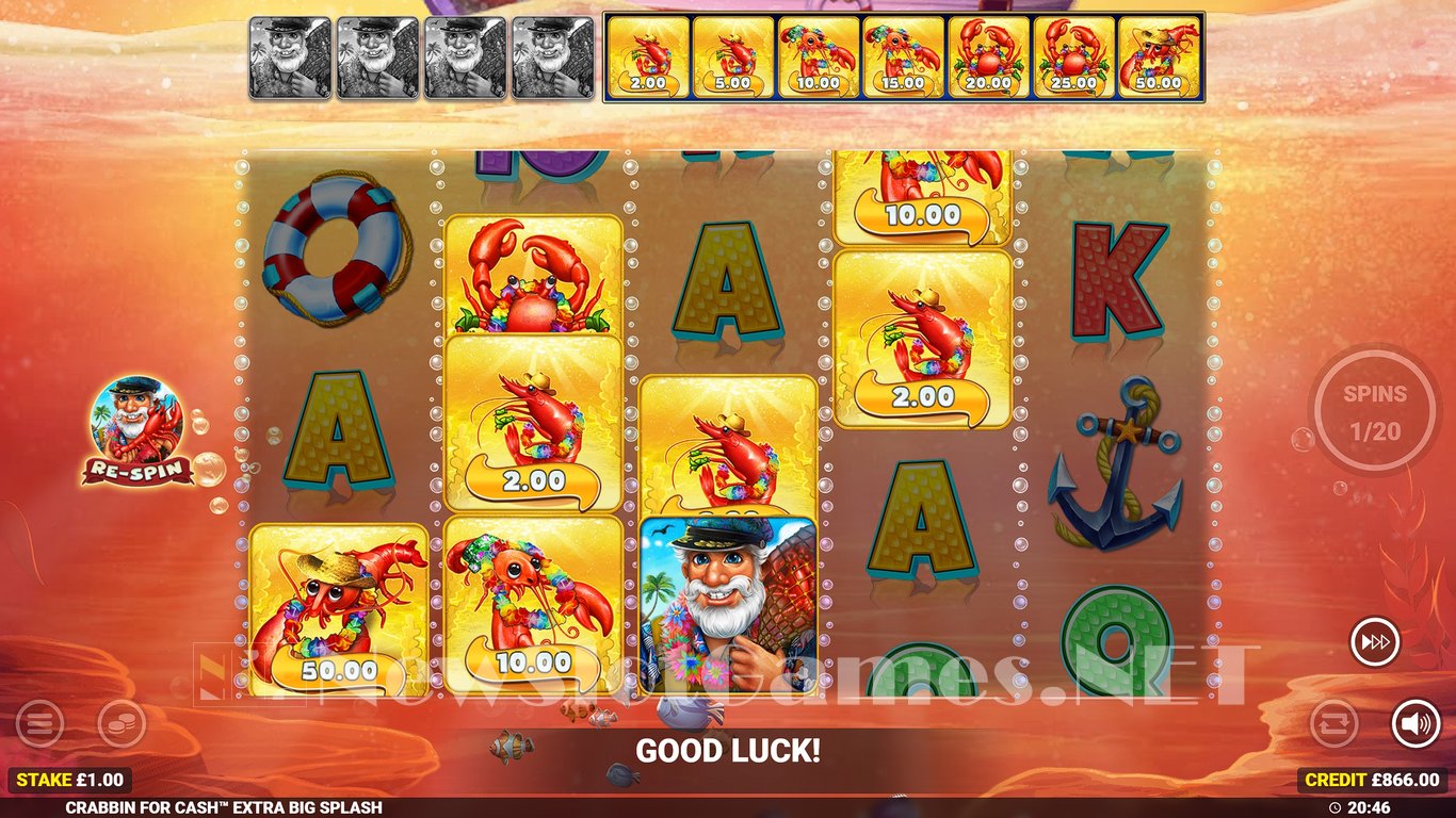 Crabbin for Cash Extra Big Splash Slot Slot Image in Demo - pic. 13