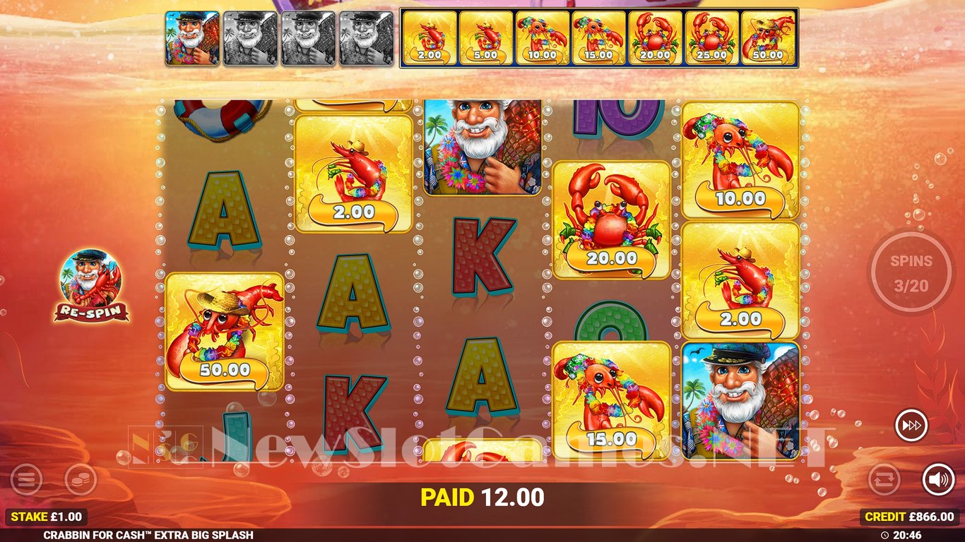 Crabbin for Cash Extra Big Splash Slot Slot Image in Demo - pic. 14