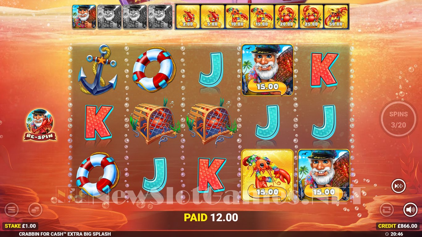 Crabbin for Cash Extra Big Splash Slot Slot Image in Demo - pic. 15