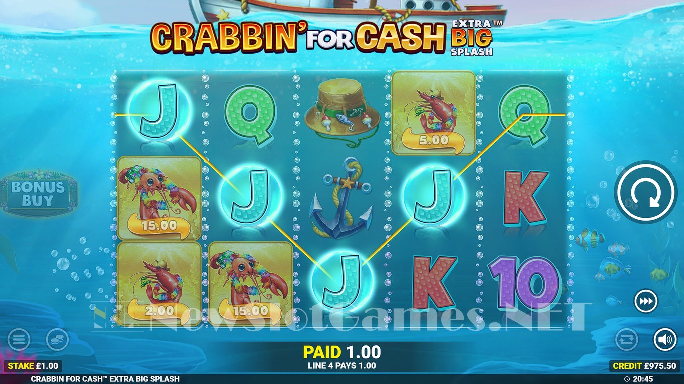 Crabbin for Cash Extra Big Splash Slot Slot Image in Demo - pic. 6